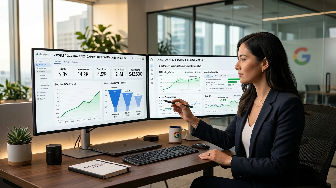 Google Ads und Analytics mit KI